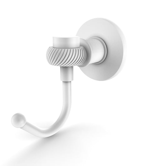 Allied Brass Continental Collection Robe Hook with Twist Accents, 2020T-WHM