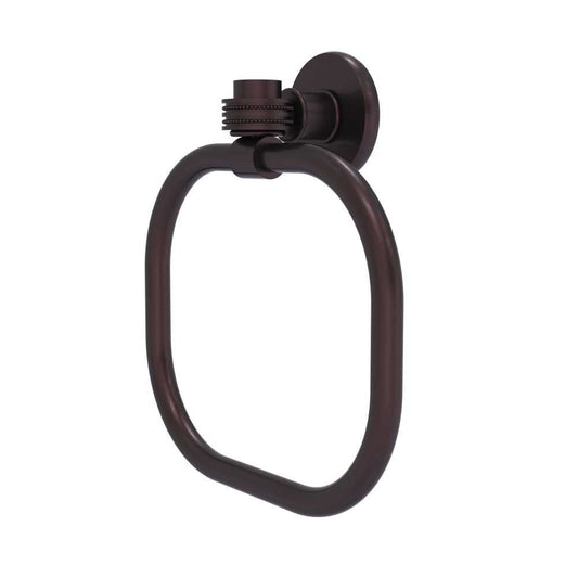Allied Brass Continental Collection Towel Ring with Dotted Accents, 2016D-ABZ