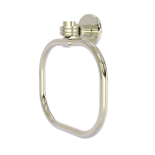 Allied Brass Continental Collection Towel Ring with Dotted Accents, 2016D-PNI