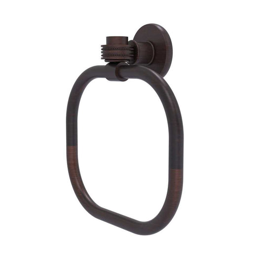 Allied Brass Continental Collection Towel Ring with Dotted Accents, 2016D-VB