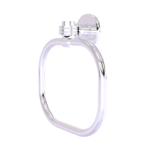 Allied Brass Continental Collection Towel Ring with Dotted Accents, 2016D-PC