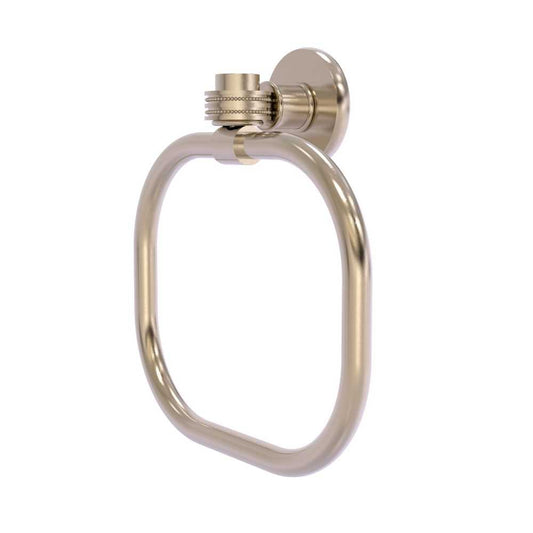 Allied Brass Continental Collection Towel Ring with Dotted Accents, 2016D-PEW
