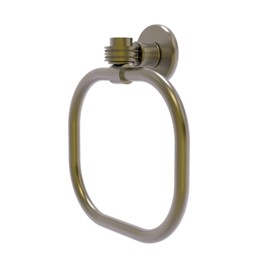 Allied Brass Continental Collection Towel Ring with Dotted Accents, 2016D-ABR