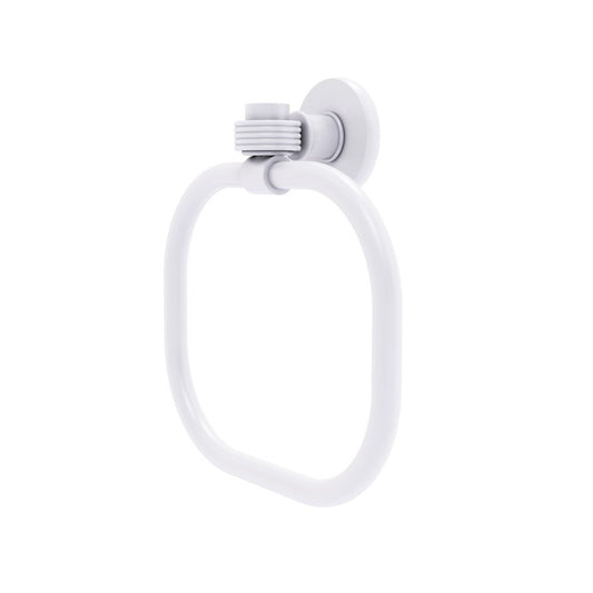 Allied Brass Continental Collection Towel Ring with Groovy Accents, 2016G-WHM