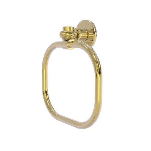 Allied Brass Continental Collection Towel Ring with Twist Accents, 2016T-UNL