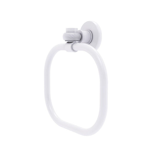 Allied Brass Continental Collection Towel Ring with Twist Accents, 2016T-WHM