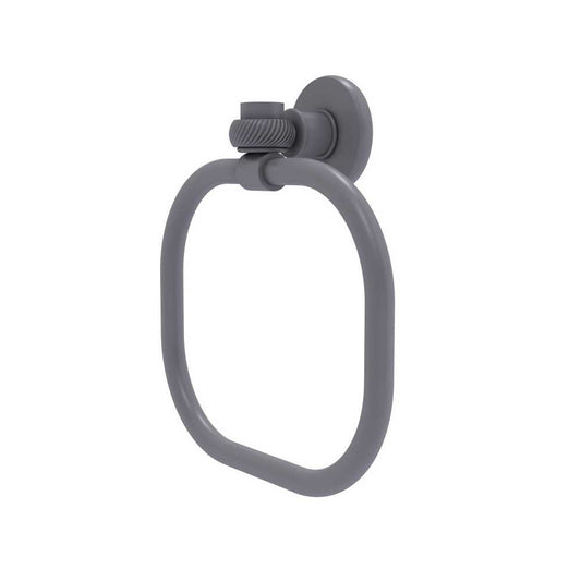 Allied Brass Continental Collection Towel Ring with Twist Accents, 2016T-GYM