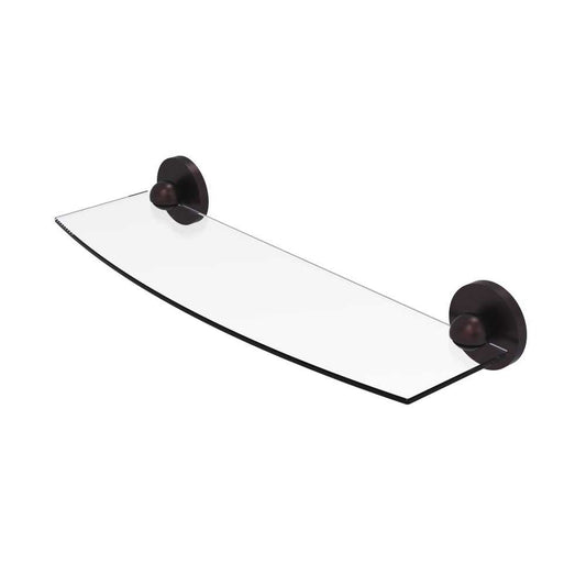 Allied Brass Skyline Collection 18 Inch Glass Shelf, 1033/18-ABZ
