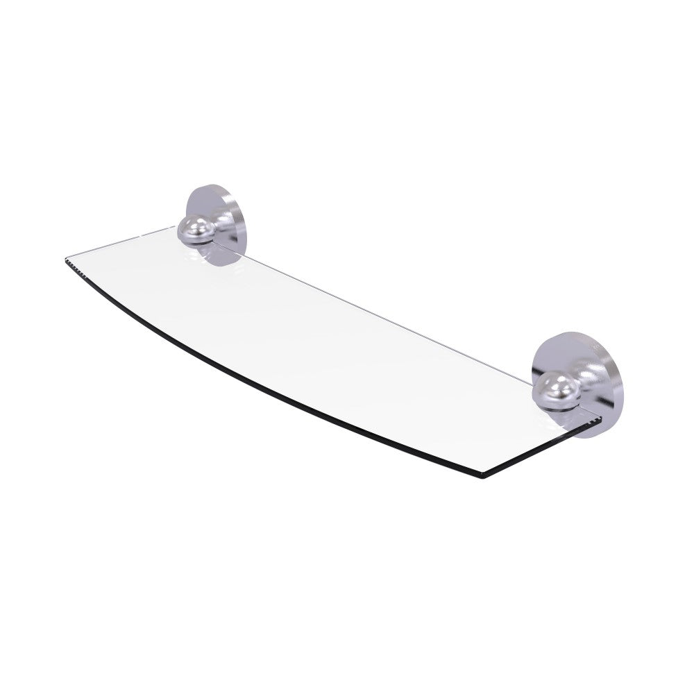 Allied Brass Skyline Collection 18 Inch Glass Shelf, 1033/18-SCH