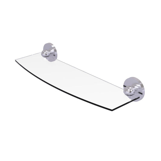 Allied Brass Skyline Collection 18 Inch Glass Shelf, 1033/18-SCH