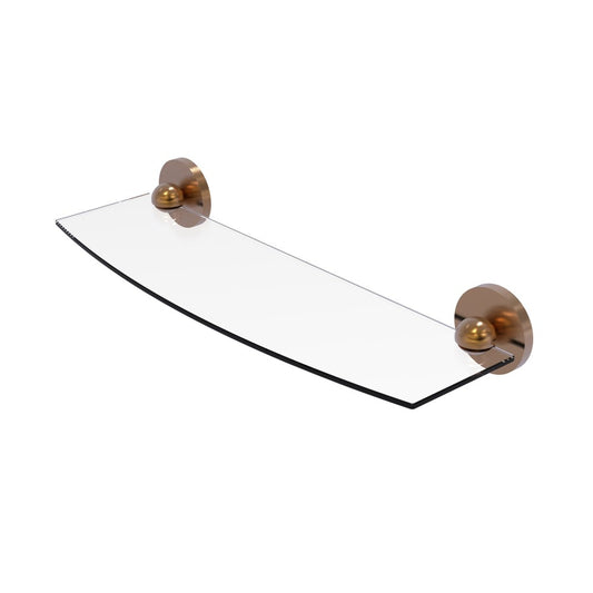 Allied Brass Skyline Collection 18 Inch Glass Shelf, 1033/18-BBR