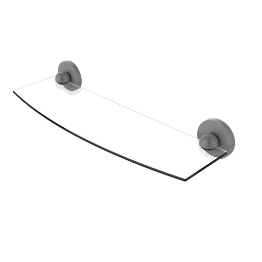 Allied Brass Skyline Collection 18 Inch Glass Shelf, 1033/18-GYM