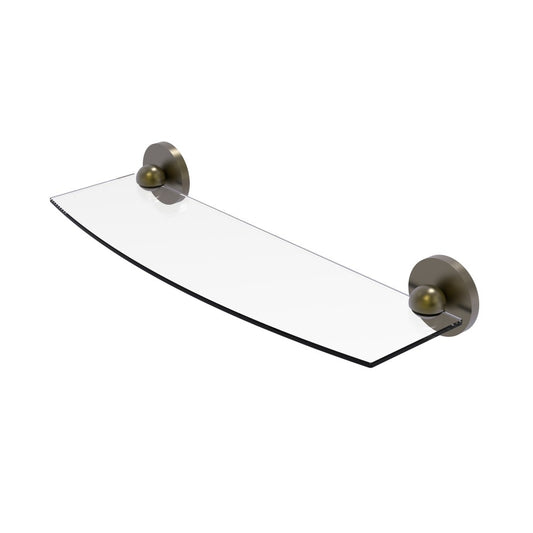 Allied Brass Skyline Collection 18 Inch Glass Shelf, 1033/18-ABR
