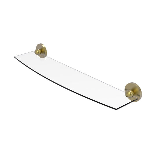 Allied Brass Skyline Collection 24 Inch Glass Shelf, 1033/24-SBR