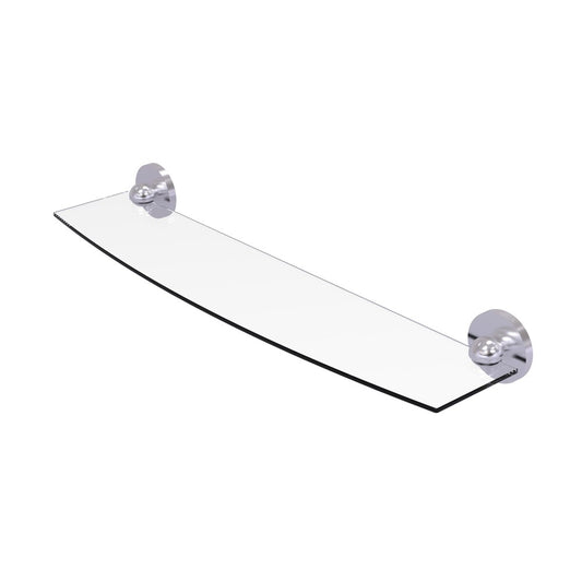 Allied Brass Skyline Collection 24 Inch Glass Shelf, 1033/24-SCH