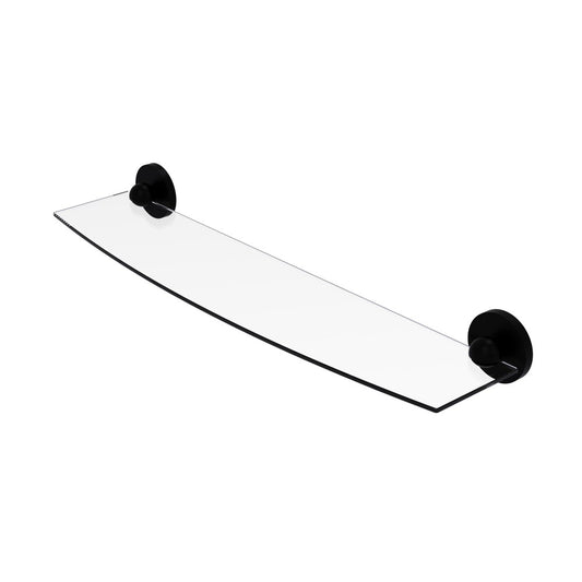 Allied Brass Skyline Collection 24 Inch Glass Shelf, 1033/24-BKM