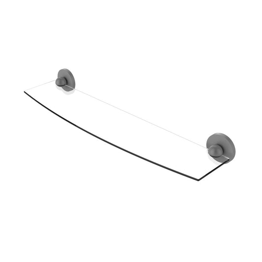 Allied Brass Skyline Collection 24 Inch Glass Shelf, 1033/24-GYM