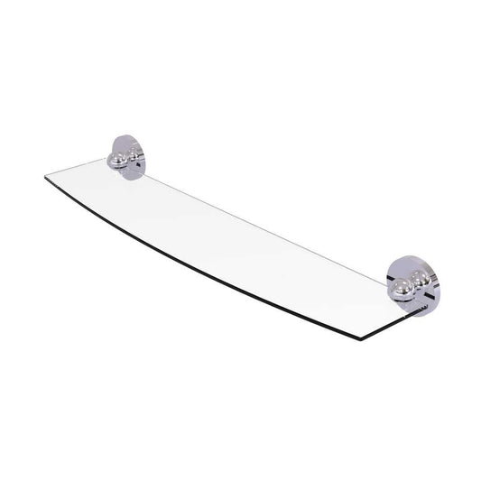 Allied Brass Skyline Collection 24 Inch Glass Shelf, 1033/24-PC