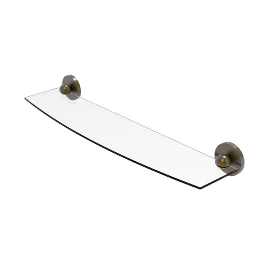 Allied Brass Skyline Collection 24 Inch Glass Shelf, 1033/24-ABR