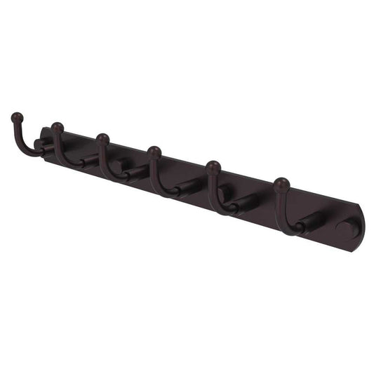 Allied Brass Skyline Collection 6 Position Tie and Belt Rack, 1020-6-ABZ