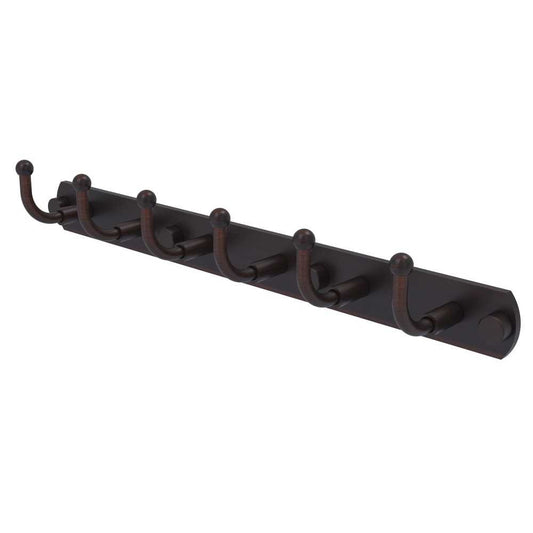 Allied Brass Skyline Collection 6 Position Tie and Belt Rack, 1020-6-VB