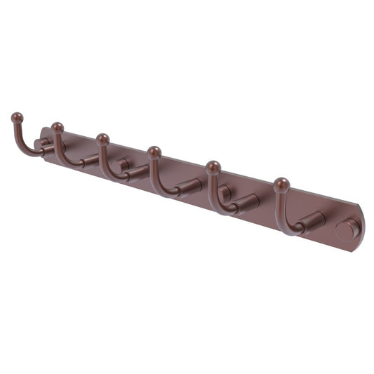 Allied Brass Skyline Collection 6 Position Tie and Belt Rack, 1020-6-CA
