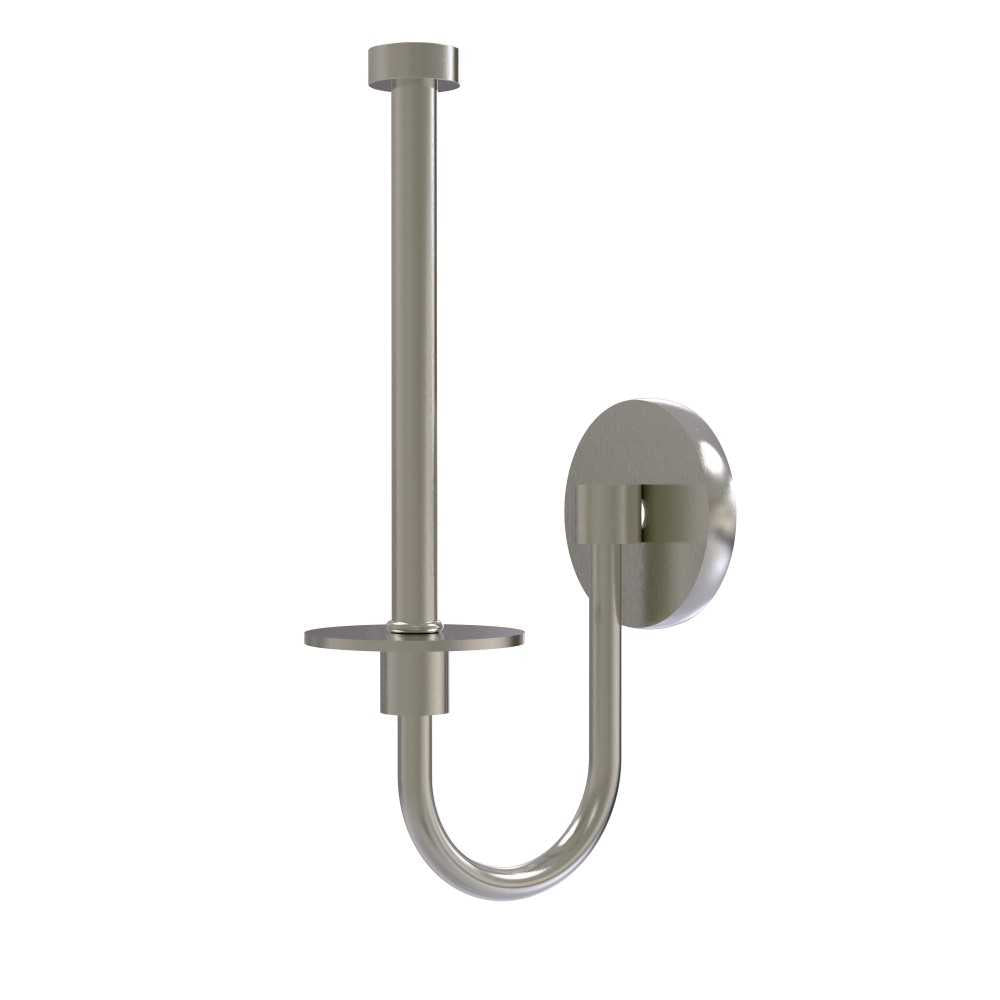 Allied Brass Skyline Collection Upright Toilet Tissue Holder, 1024U-SN