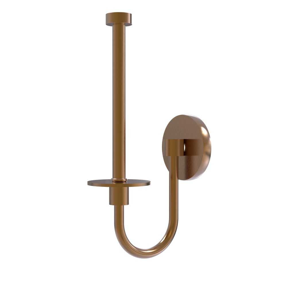 Allied Brass Skyline Collection Upright Toilet Tissue Holder, 1024U-BBR