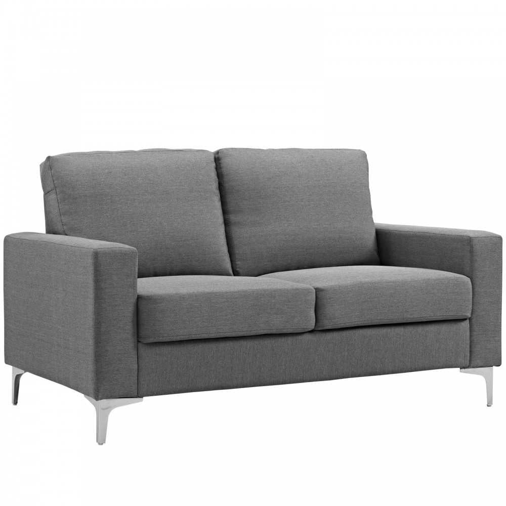 Allure 3 Piece Sofa and Armchair Set, Gray