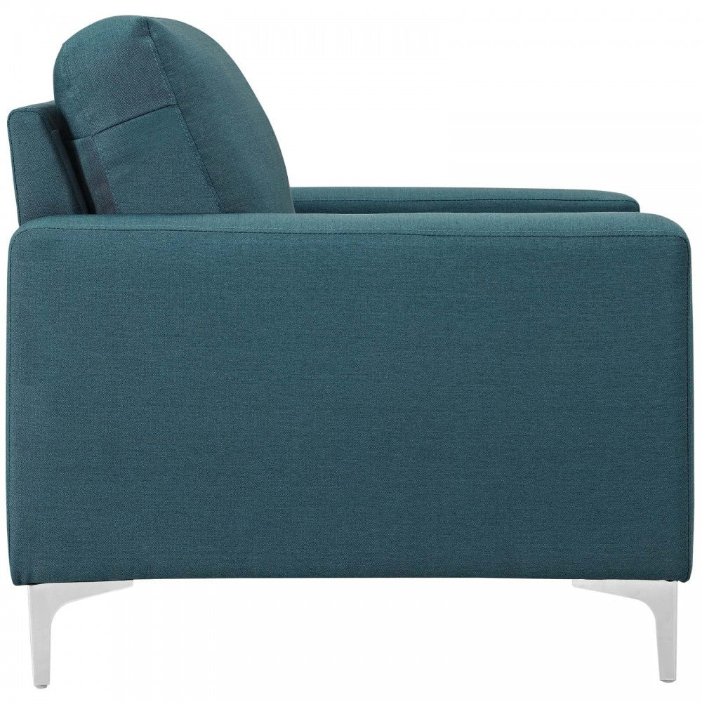 Allure 3 Piece Sofa and Armchair Set, Blue