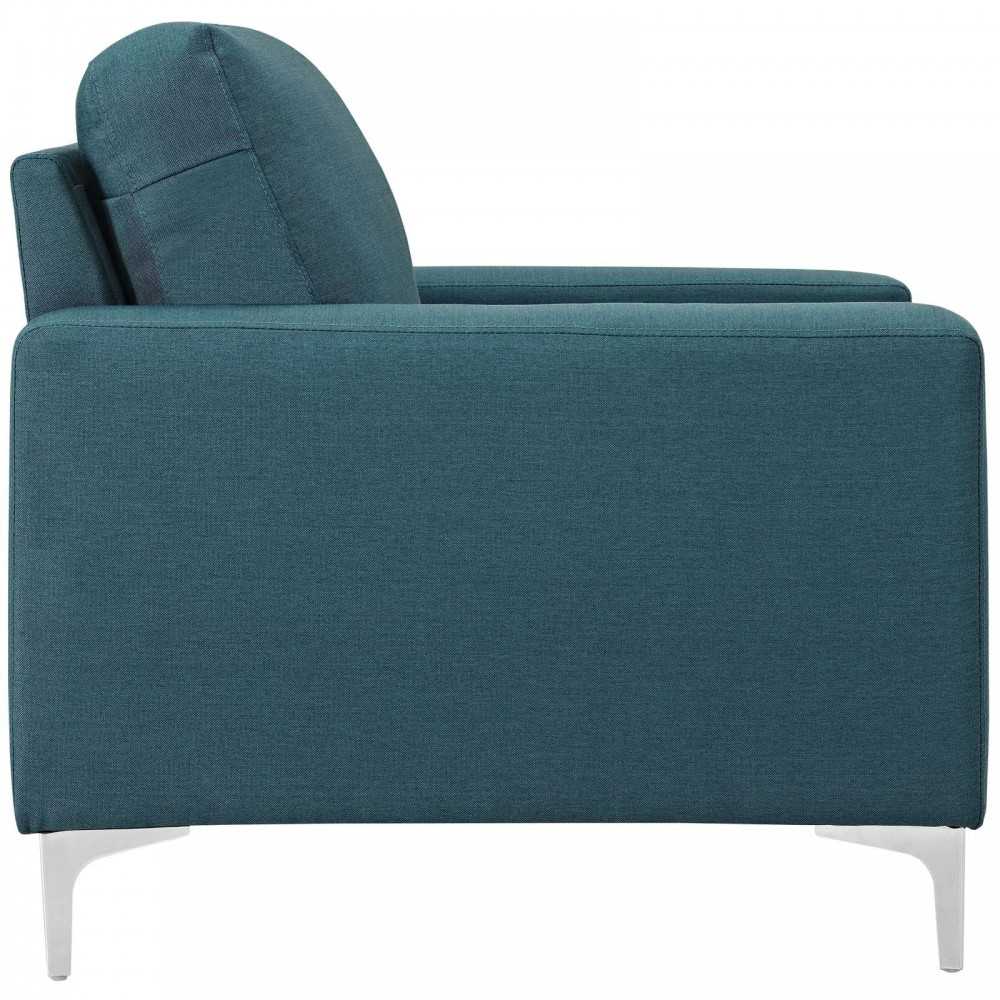Allure Upholstered Armchair, Blue