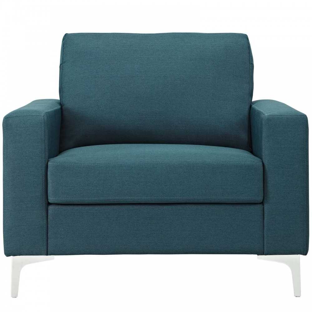Allure Upholstered Armchair, Blue