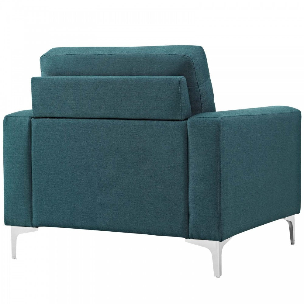 Allure Upholstered Armchair, Blue