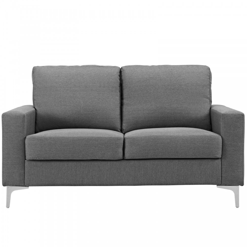 Allure Upholstered Sofa, Gray