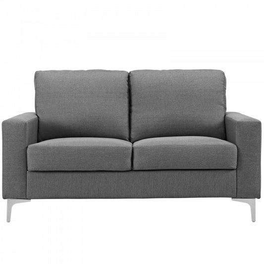 Allure Upholstered Sofa, Gray