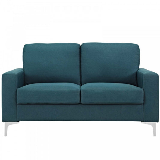 Allure Upholstered Sofa, Blue