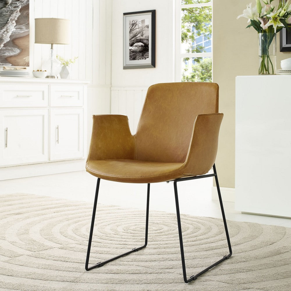 Aloft Dining Armchair, Tan