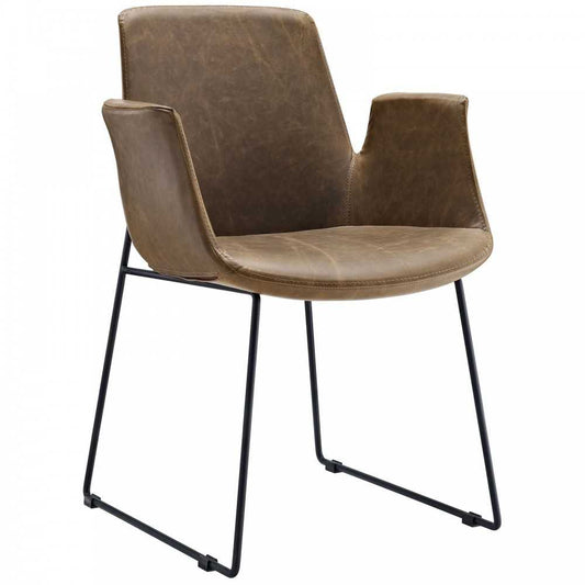 Aloft Dining Armchair, Brown