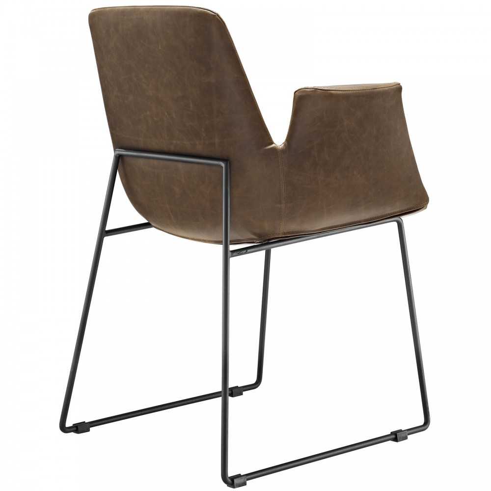 Aloft Dining Armchair, Brown
