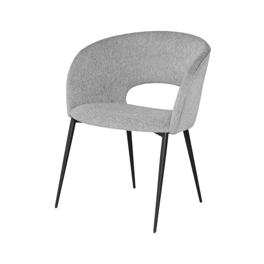 Alotti Light Gray Fabric Dining Chair
