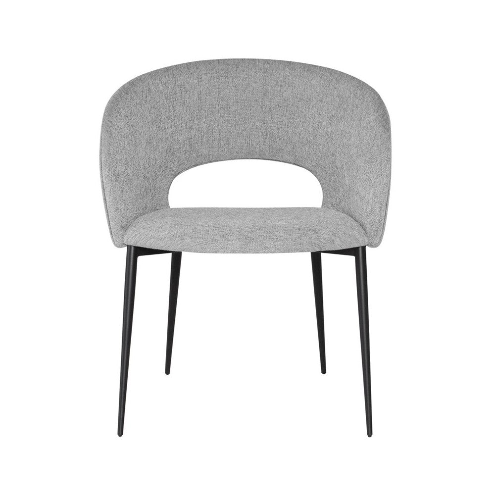 Alotti Light Gray Fabric Dining Chair