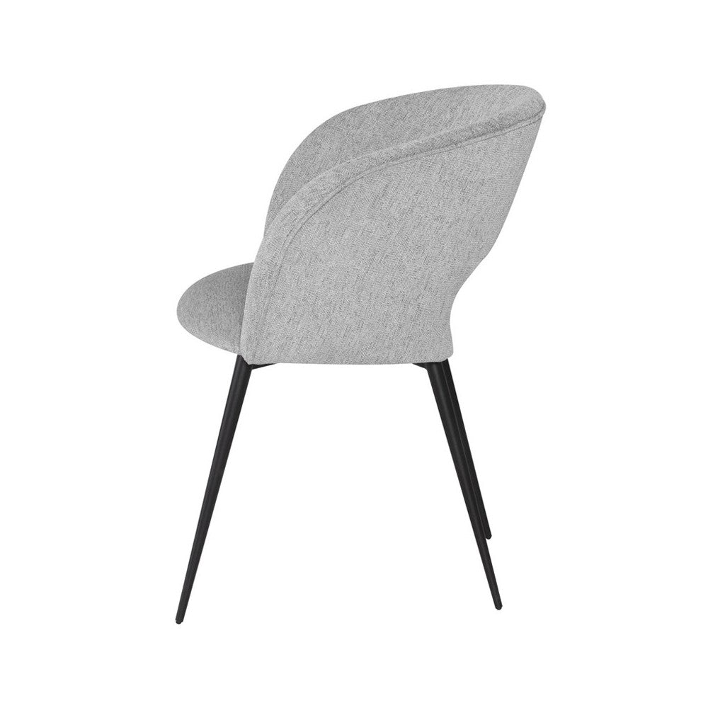 Alotti Light Gray Fabric Dining Chair