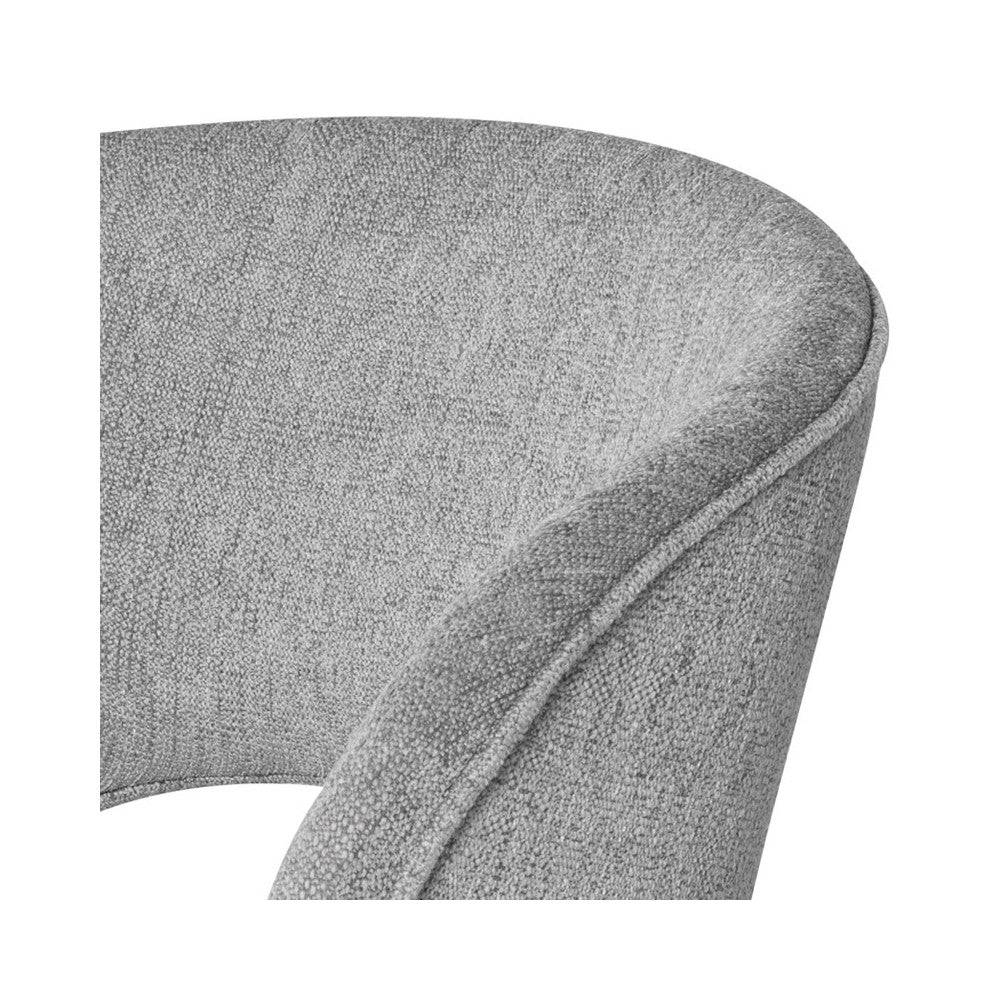 Alotti Light Gray Fabric Dining Chair