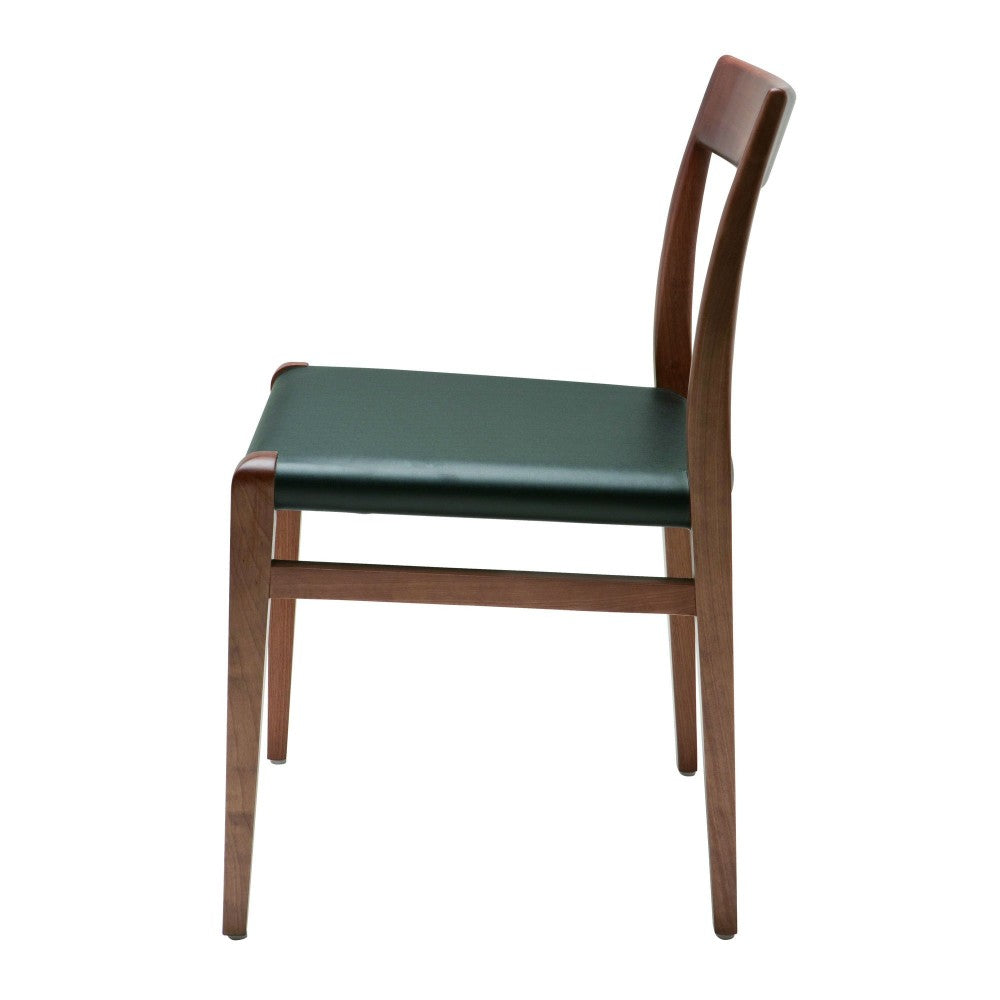 Ameri Black Leather Dining Chair