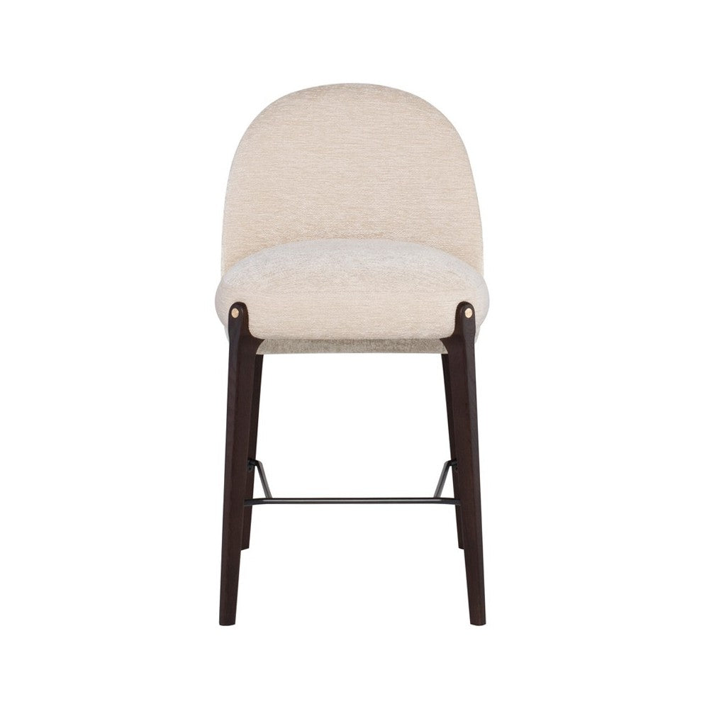 Ames Gema Pearl Fabric Counter Stool