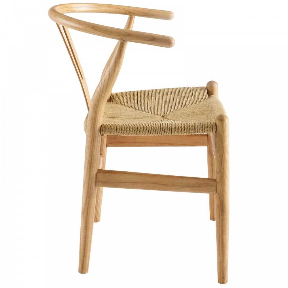 Amish Dining Wood Armchair, Natural