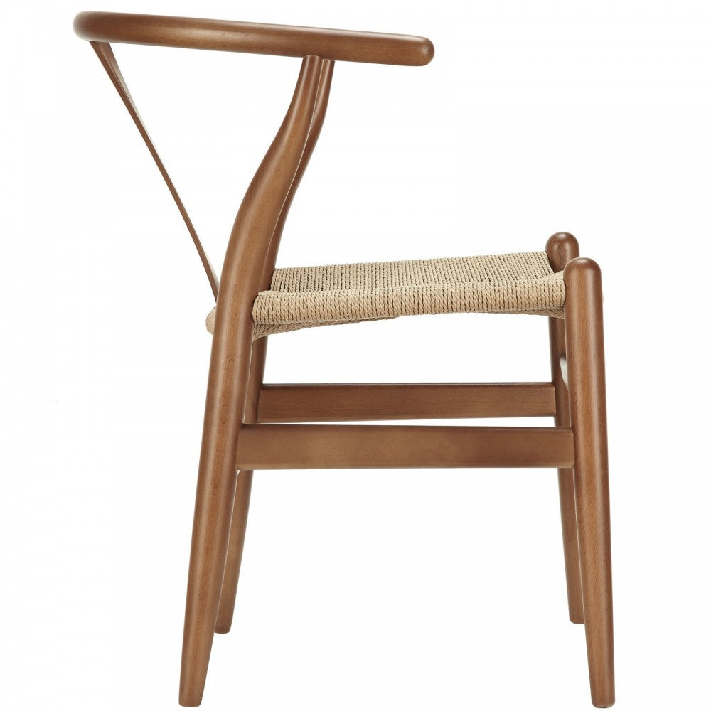 Amish Dining Wood Armchair, Walnut