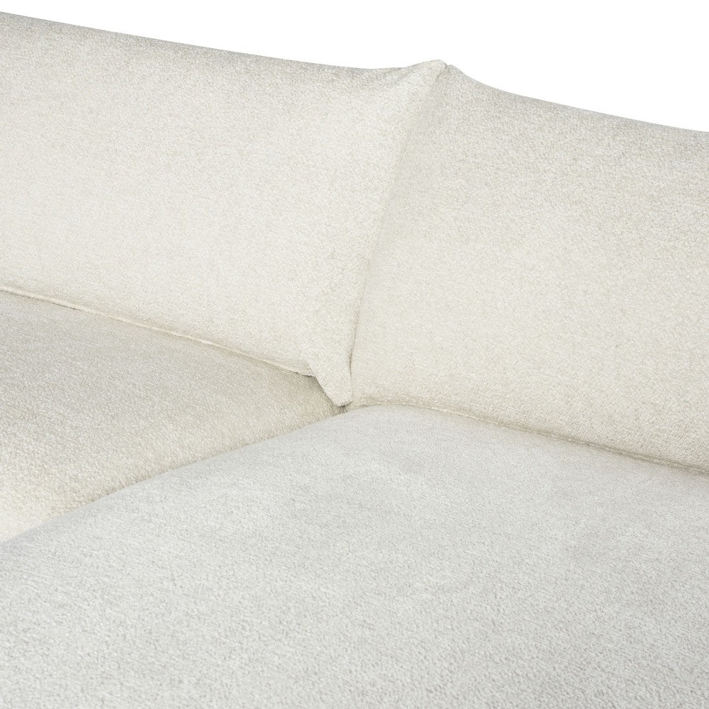 Anders Coconut Fabric Sectional Sofa, HGSC849