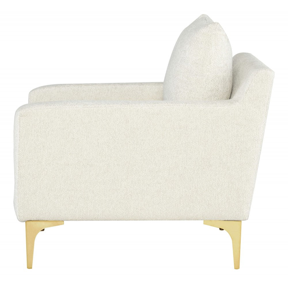 Anders Coconut Fabric Single Seat Sofa, HGSC841