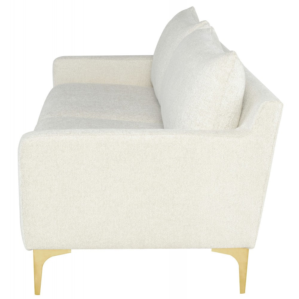 Anders Coconut Fabric Triple Seat Sofa, HGSC853